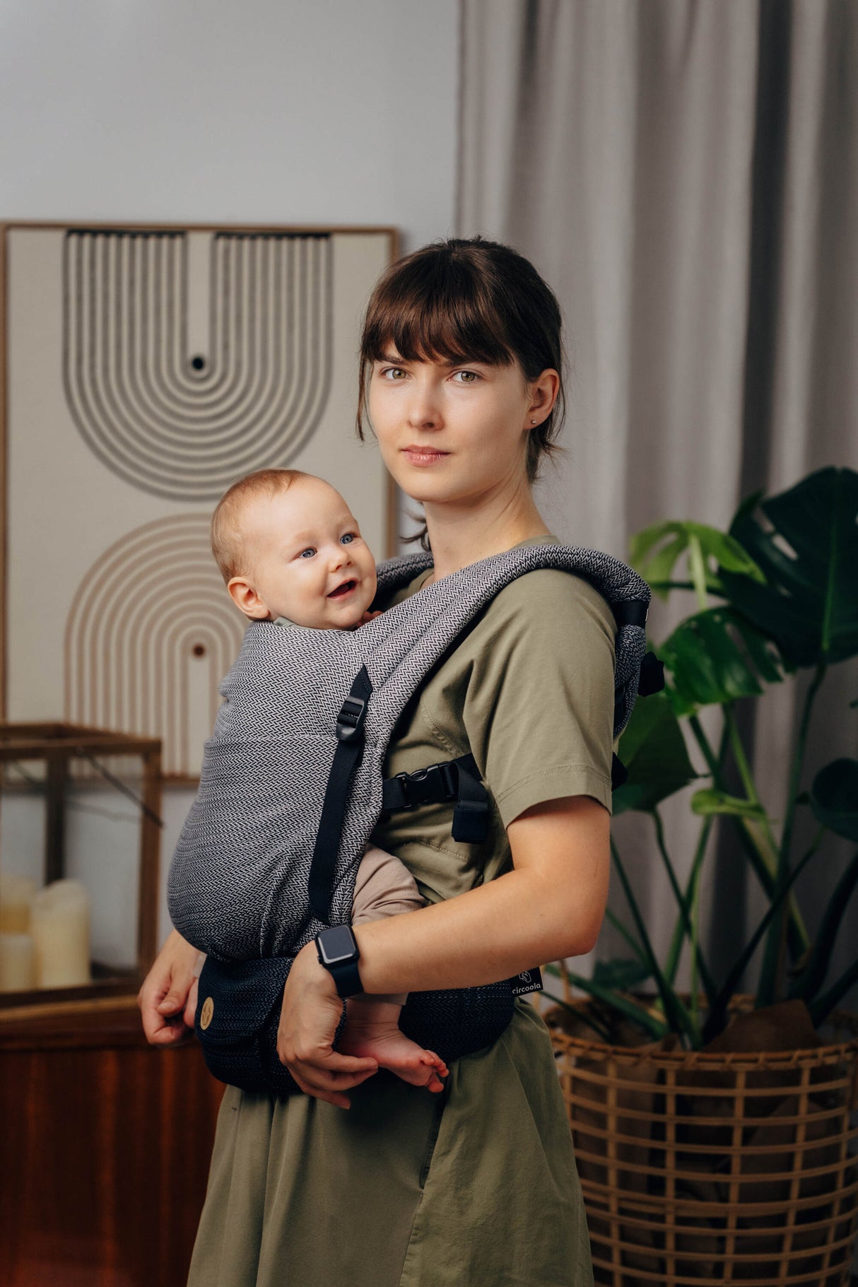 LennyLamb LennyLight - Piccolo Spina di Pesce Ombre Grigio