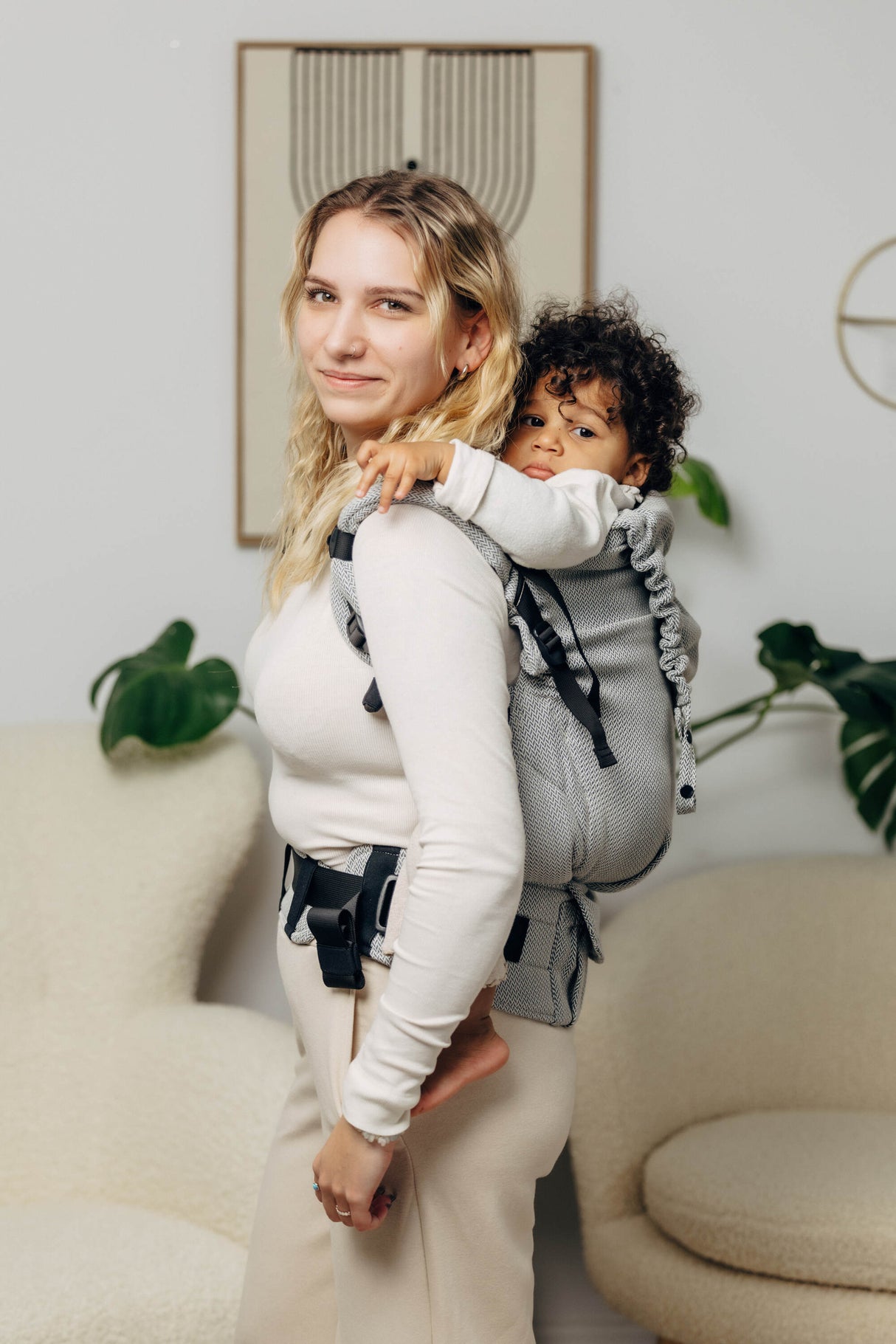 LennyLamb LennyPreschool (fino a 30kg) - Piccolo Spina di Pesce Grigio