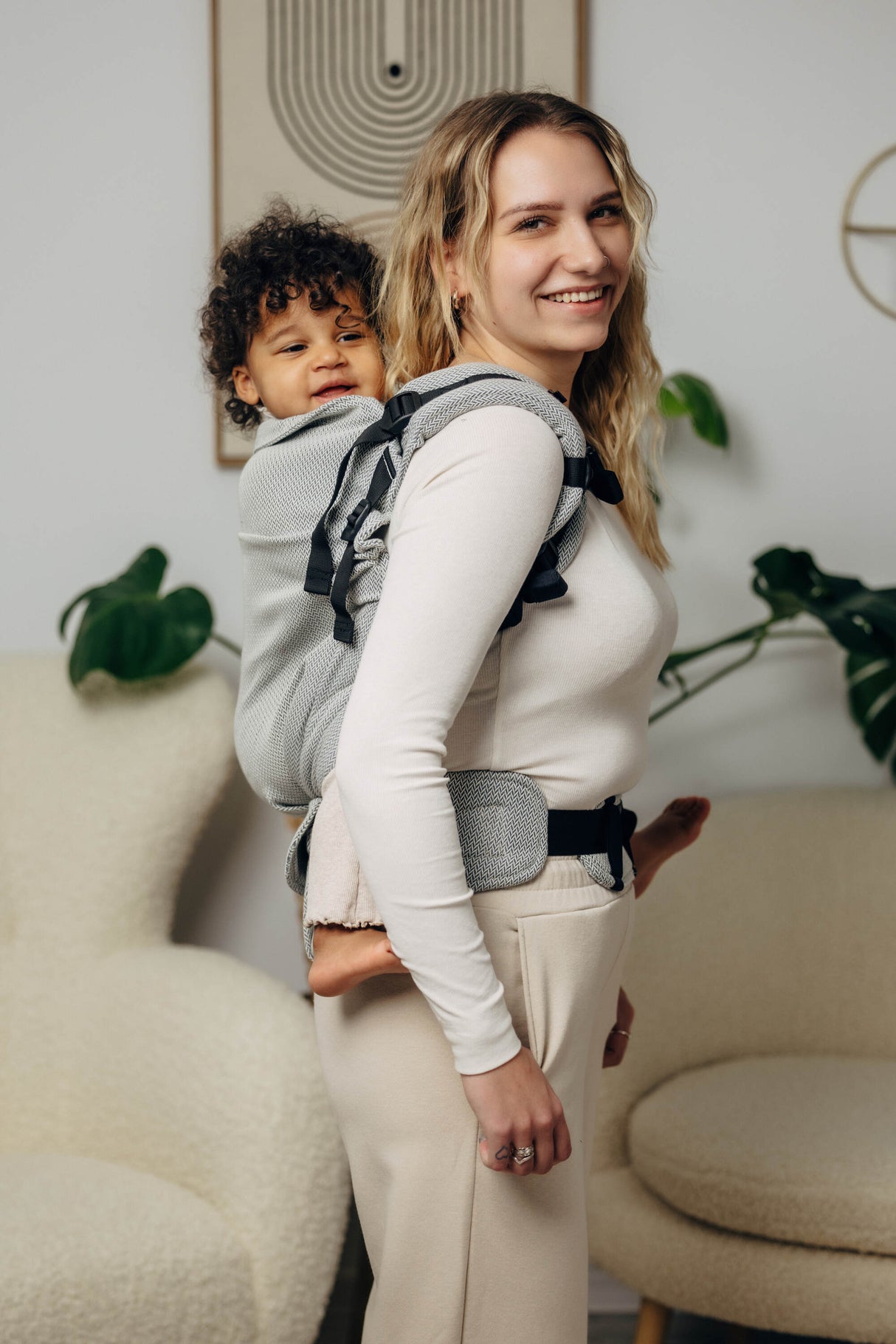 LennyLamb LennyPreschool (fino a 30kg) - Piccolo Spina di Pesce Grigio
