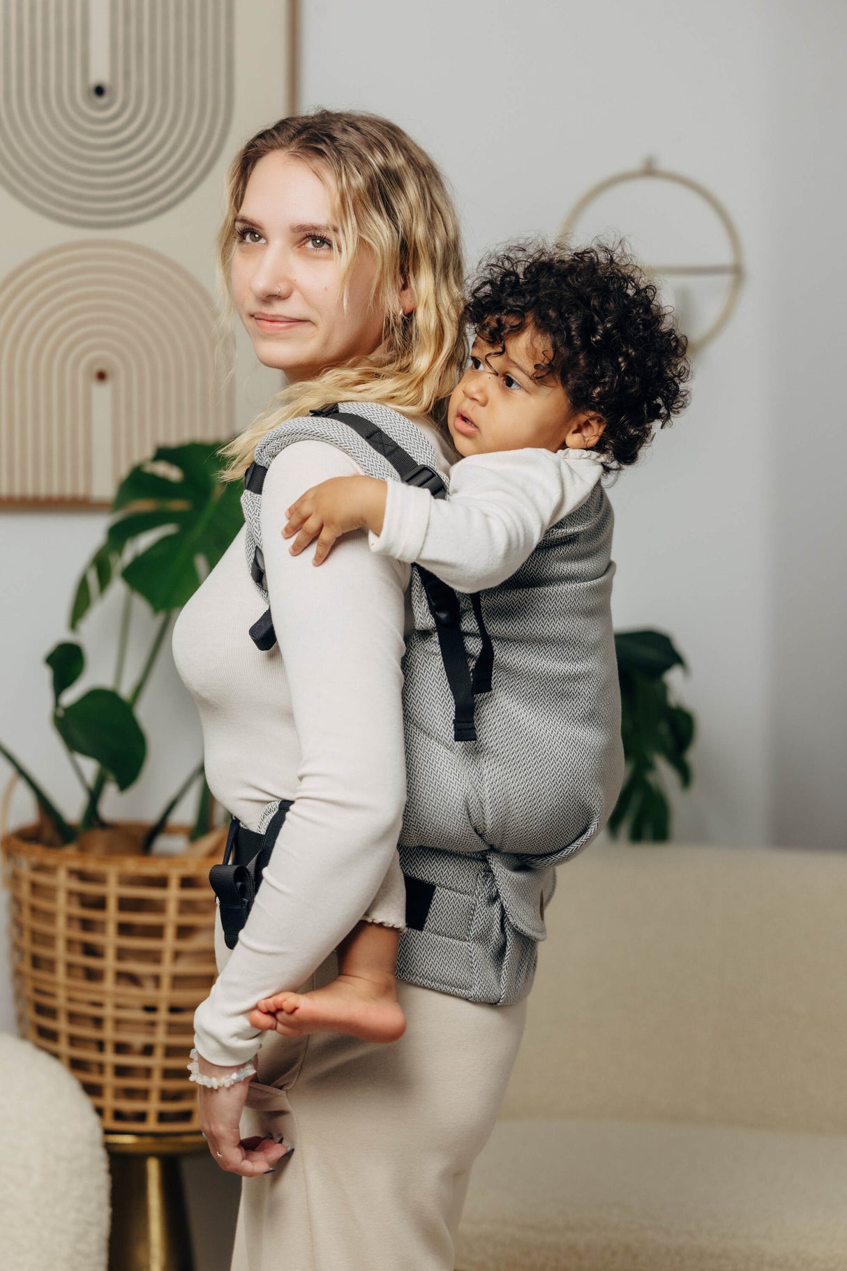 LennyLamb LennyPreschool (fino a 30kg) - Piccolo Spina di Pesce Grigio