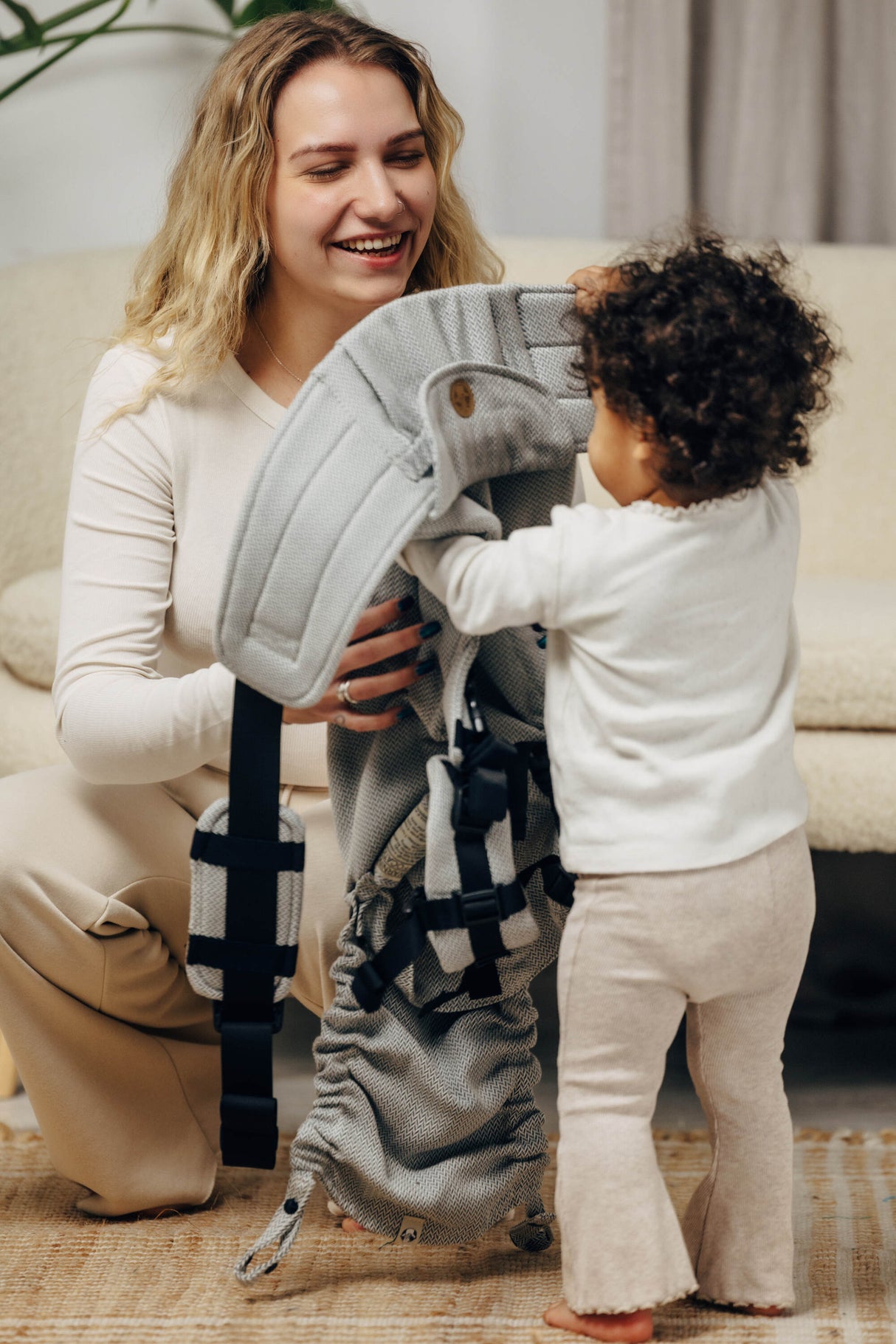 LennyLamb LennyPreschool (fino a 30kg) - Piccolo Spina di Pesce Grigio
