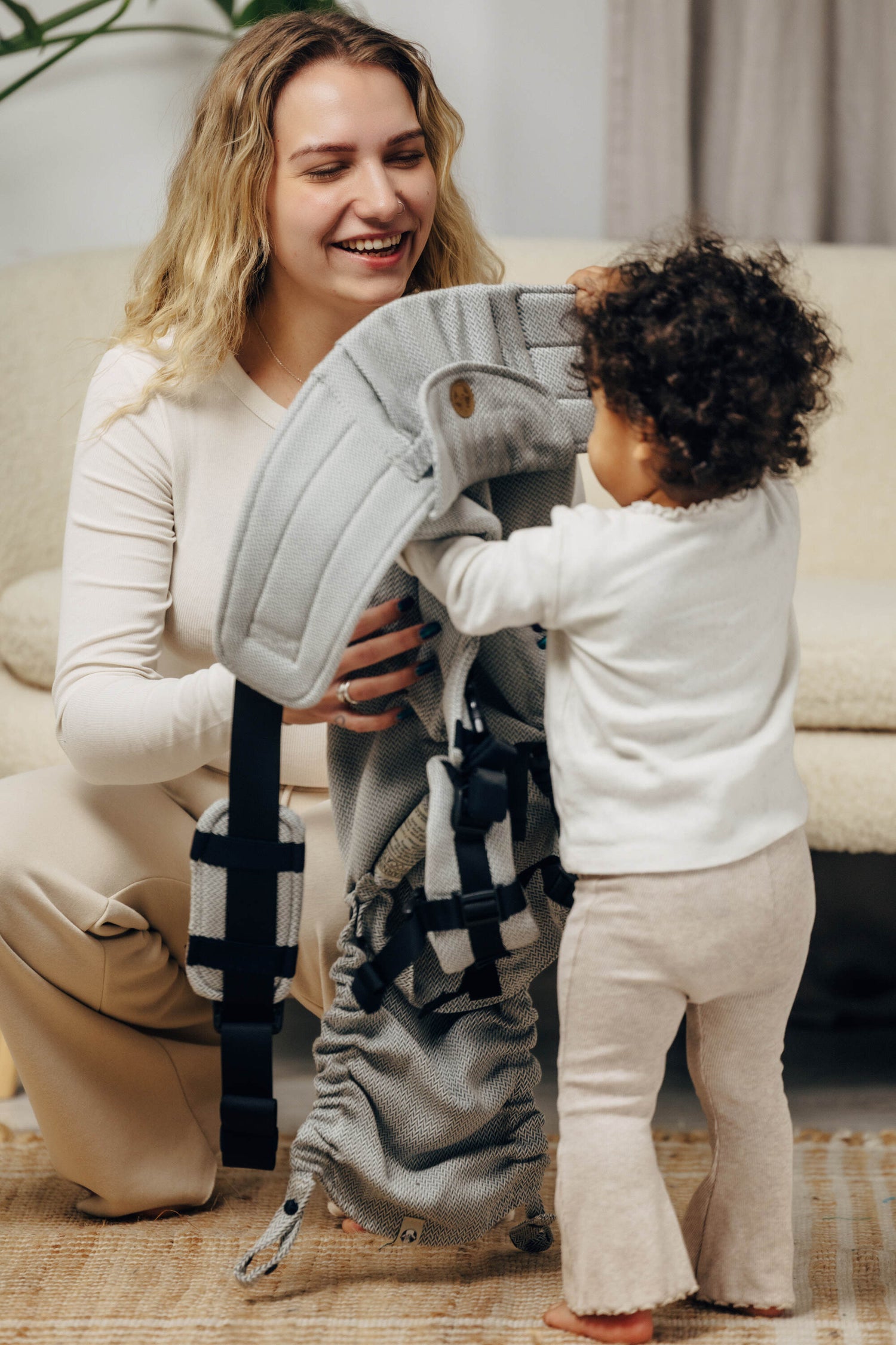 LennyLamb LennyPreschool (fino a 30kg) - Piccolo Spina di Pesce Grigio