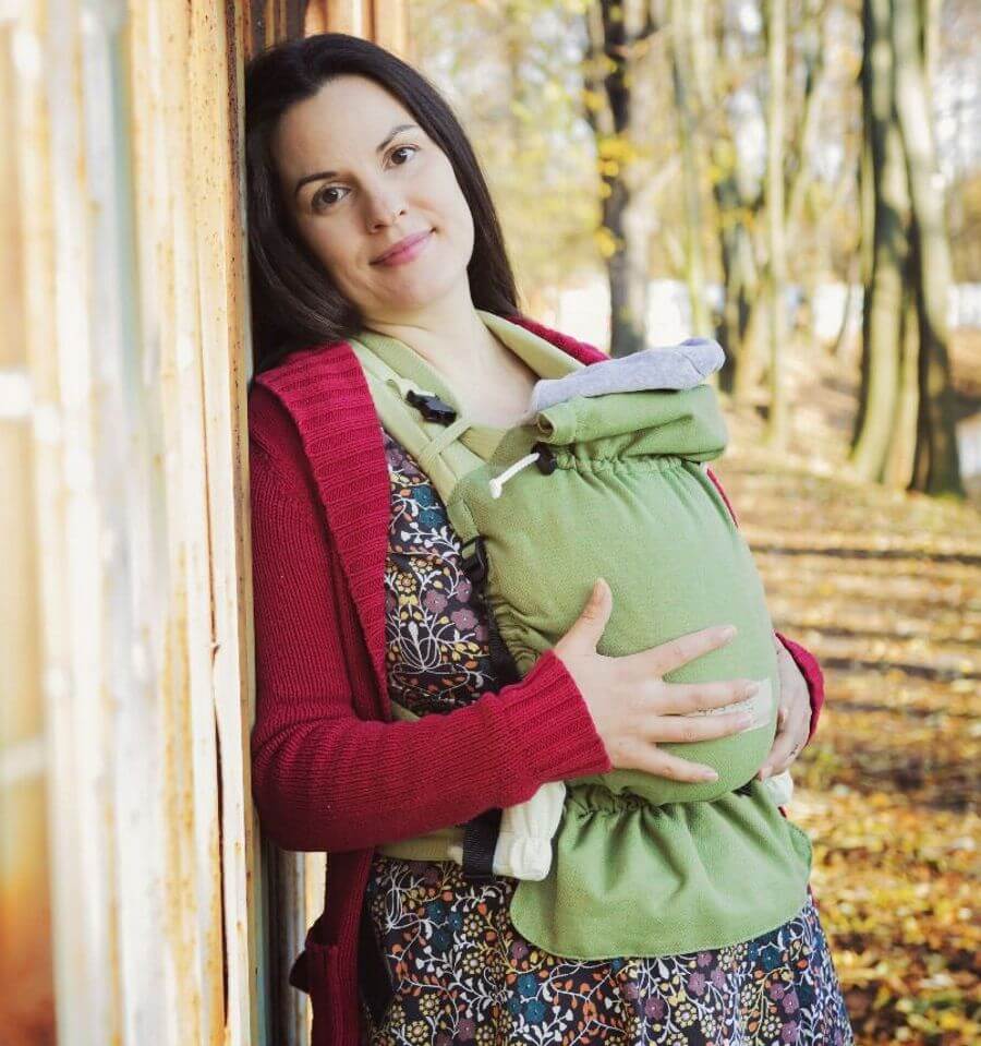 Storchenwiege BabyCarrier Green