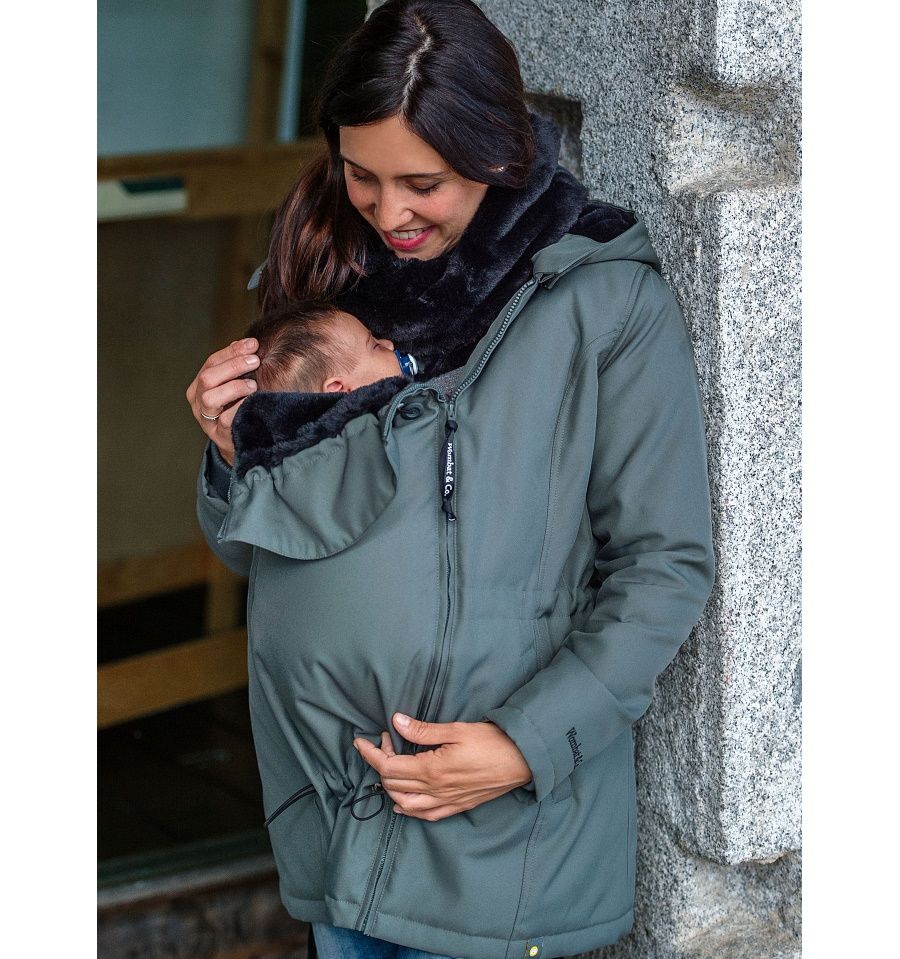 Shop Wombat & Co Wombat & Co Wallaby 2.0 Jacket - Grey & Black at Babymaxi