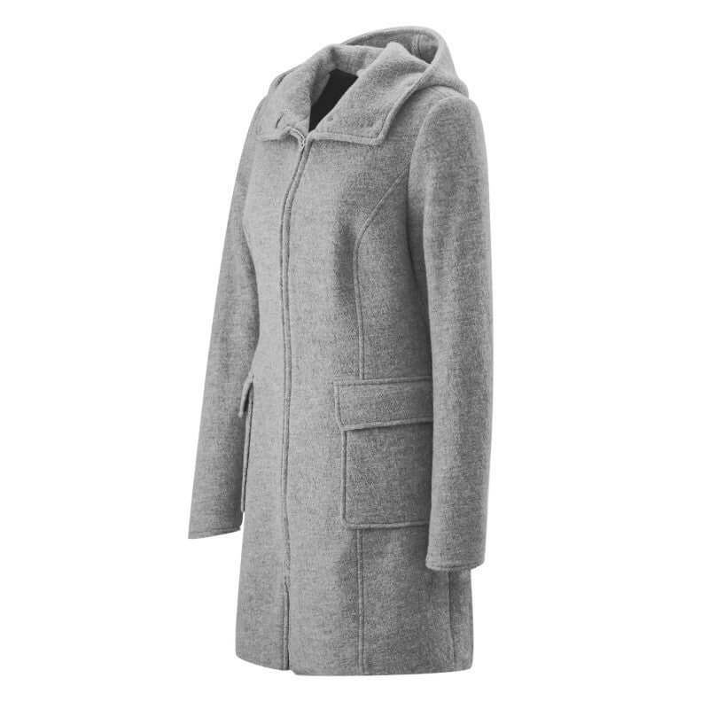 Shop Mamalila Mamalila Hooded Babywearing Coat Vienna - Light Grey at Babymaxi