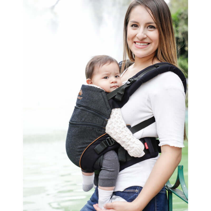 Shop Manduca Manduca XT - Denim Black Toffee at Babymaxi