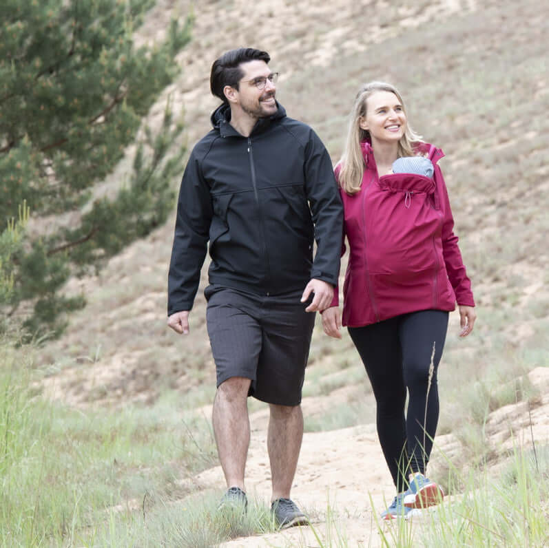 Shop Mamalila Mamalila Softshell Allrounder Jacket for men - Black at Babymaxi