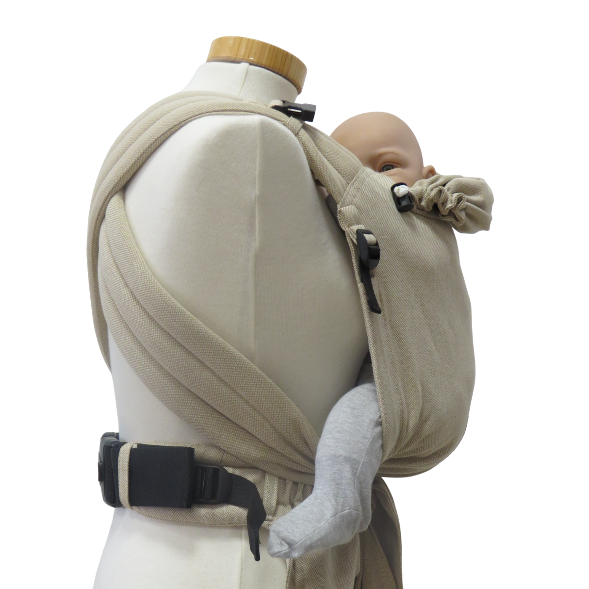 Storchenwiege Talemo Half-Buckle Marsupio Portabebè - Naturale