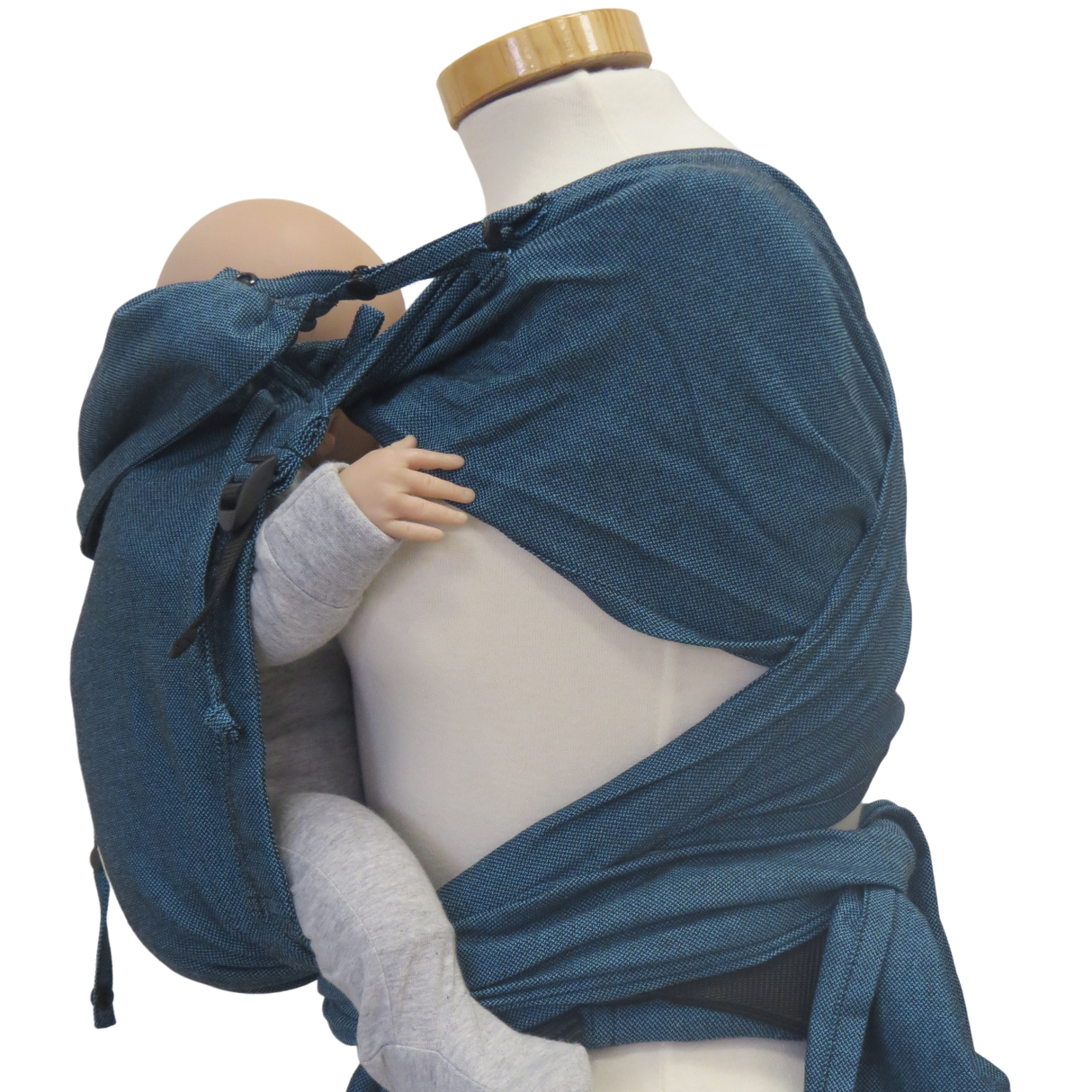 Storchenwiege Bondima Wrap Marsupio Portabebè - Turquoise