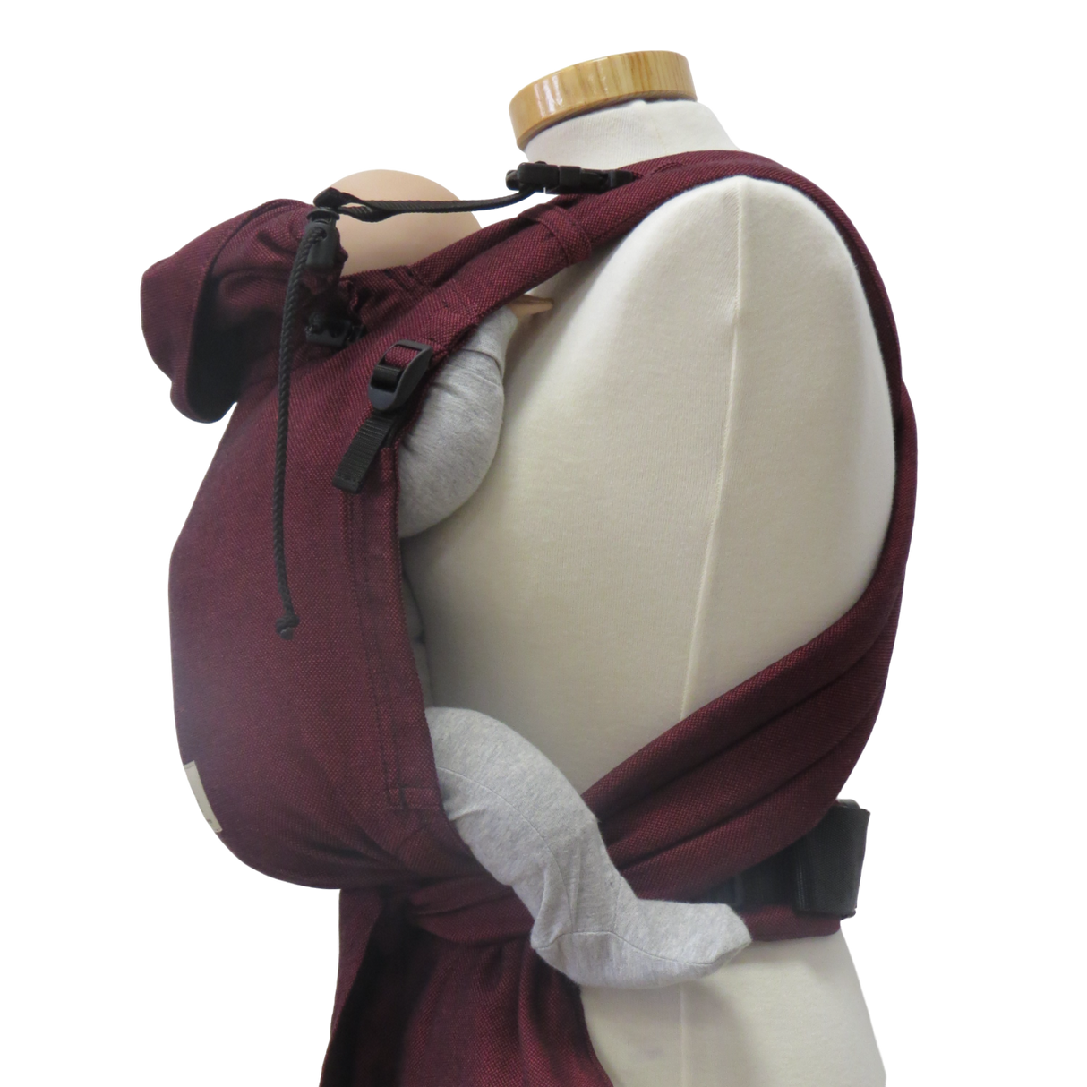 Storchenwiege Talemo Half-Buckle Marsupio Portabebè - Bordeaux