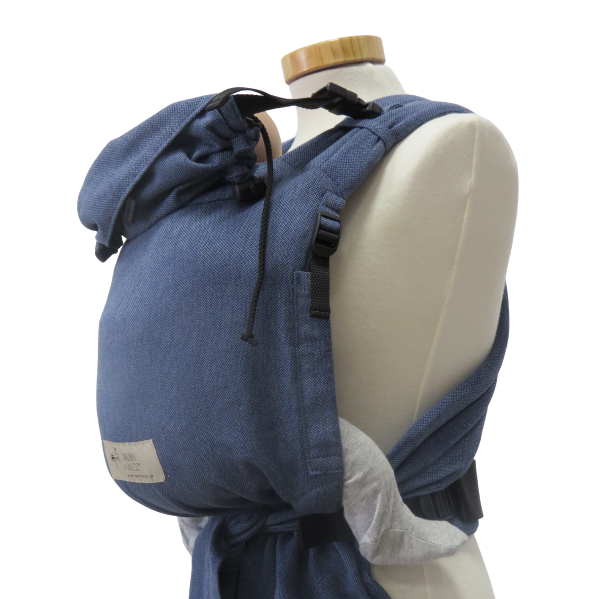 Storchenwiege Talemo Half-Buckle Marsupio Portabebè - Denim