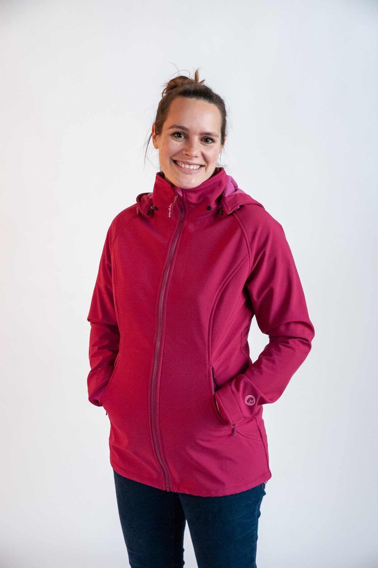 Mamalila Softshell Giacca Portabebè Allrounder - Berry