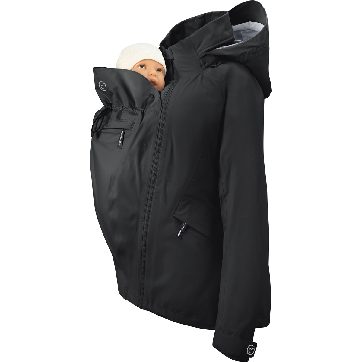 Giacca Marsupio Portabebè Mamalila Explorer Outdoor - Black