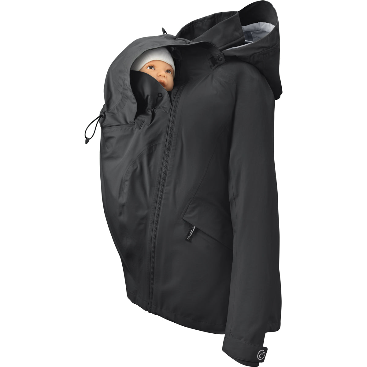 Giacca Marsupio Portabebè Mamalila Explorer Outdoor - Black