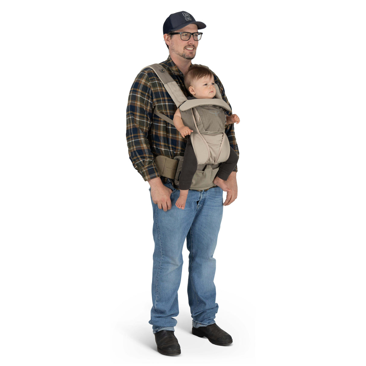 Shop Osprey Poco Soft Child Carrier LT - Tan Concrete at Babymaxi