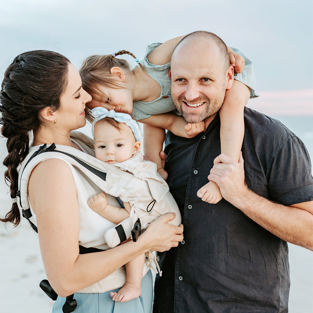 Quokkababy E-Carrier - Taupe Leaves