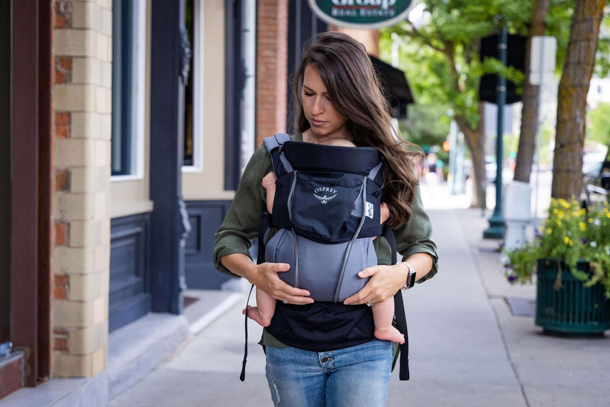 Osprey Poco Soft Child Carrier LT - Black, ergonomic baby carrier for active parents, lightweight infant carrier | Babymaxi