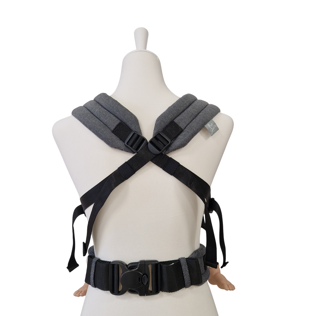 Stochenwiege Valeno Marsupio Portabebè - Grafite