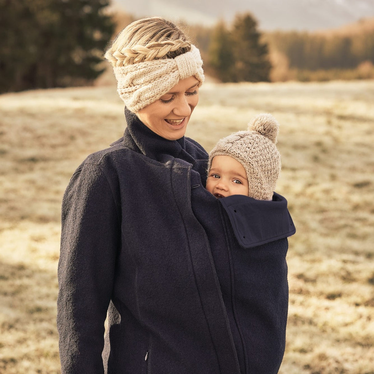 Mamalila Eco Wool Cappotto Portabebè Oslo - Navy