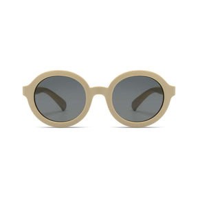 Baby Sunglasses - UV Protection for Babywearing in soft beige with polarized grey lenses | Babymaxi