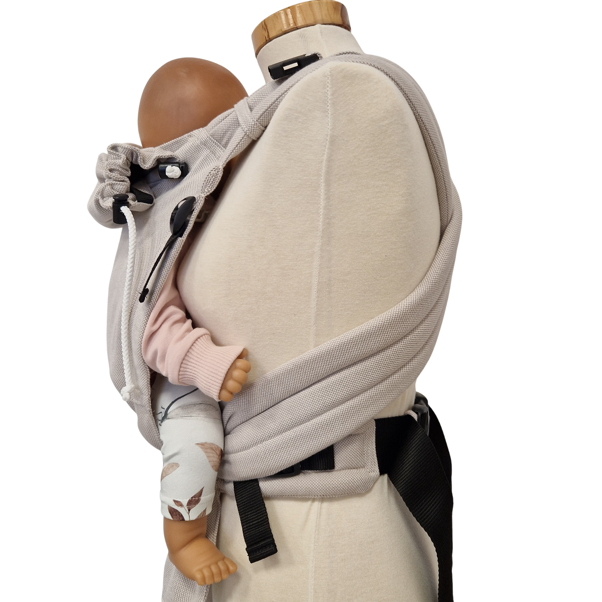 Storchenwiege Talemo Half-Buckle Marsupio Portabebè - Moonstone