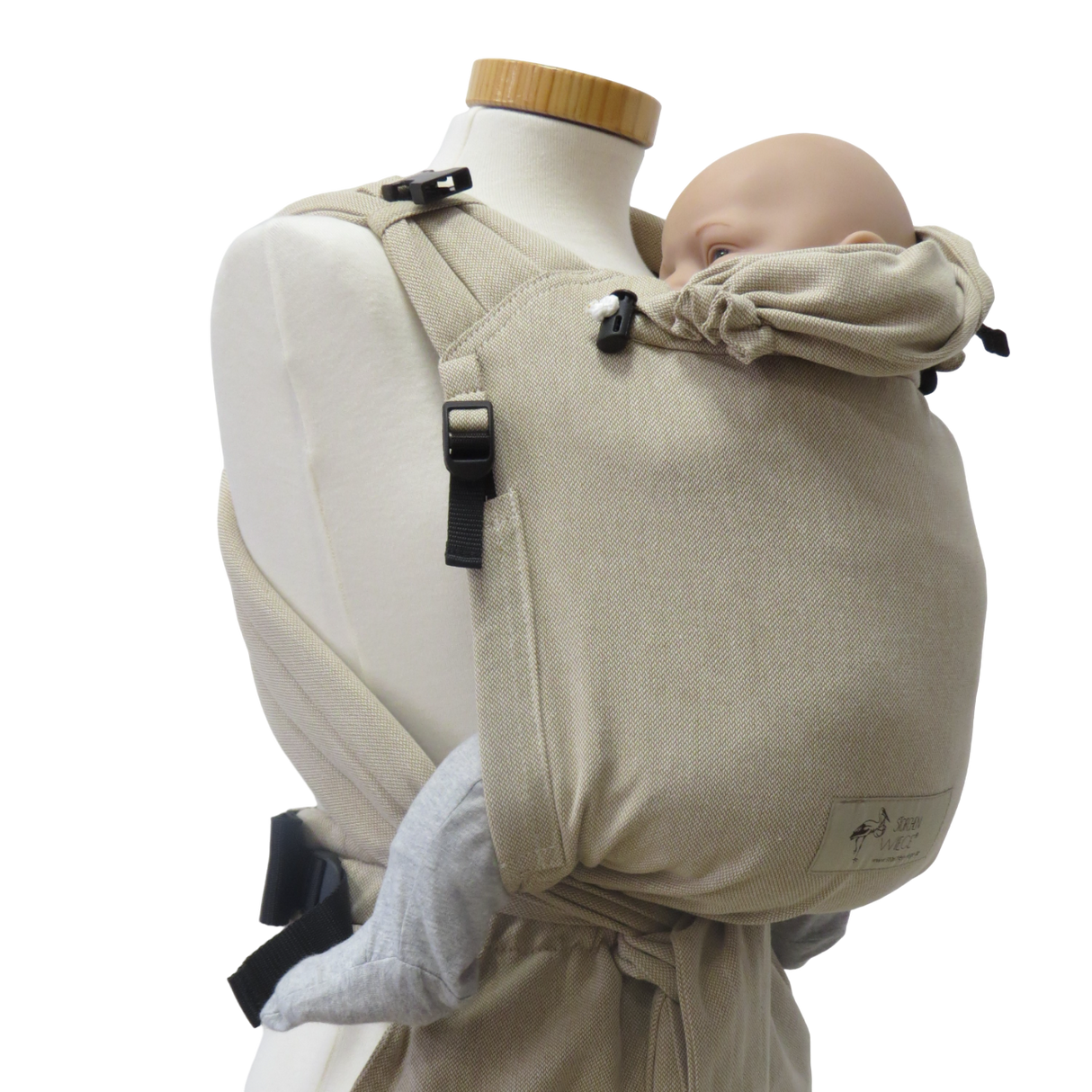 Storchenwiege Talemo Half-Buckle Marsupio Portabebè - Naturale