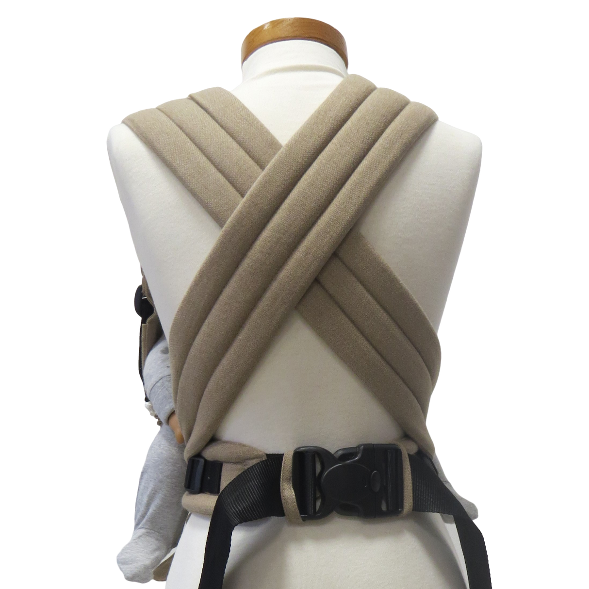 Storchenwiege Talemo Half-Buckle Marsupio Portabebè - Sabbia