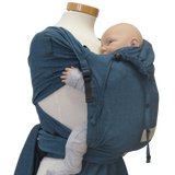 Storchenwiege Wrap Marsupio Portabebè - Turchese