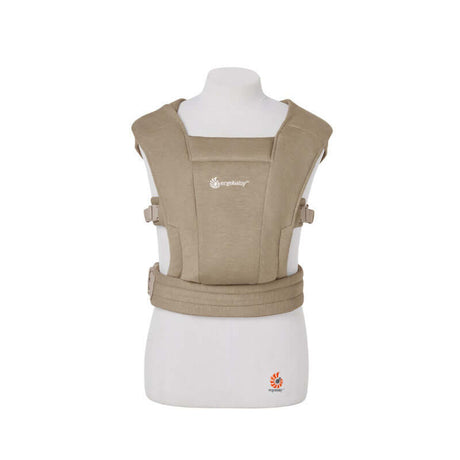 Ergobaby Embrace - Soft Olive baby carrier on a mannequin, providing comfort and ergonomic support | Babymaxi