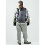 Isara The One - Graphite Linen baby carrier used by a parent carrying a toddler, perfect for family outings and durable comfort | Babymaxi