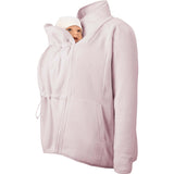 Mamalila Basel Baby Carrier Fleece Jacket – Soft Lilac, cosy babywearing fleece jacket for warm walks | Babymaxi
