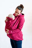 Giacca Portabebè Softshell Allrounder Mamalila - Berry