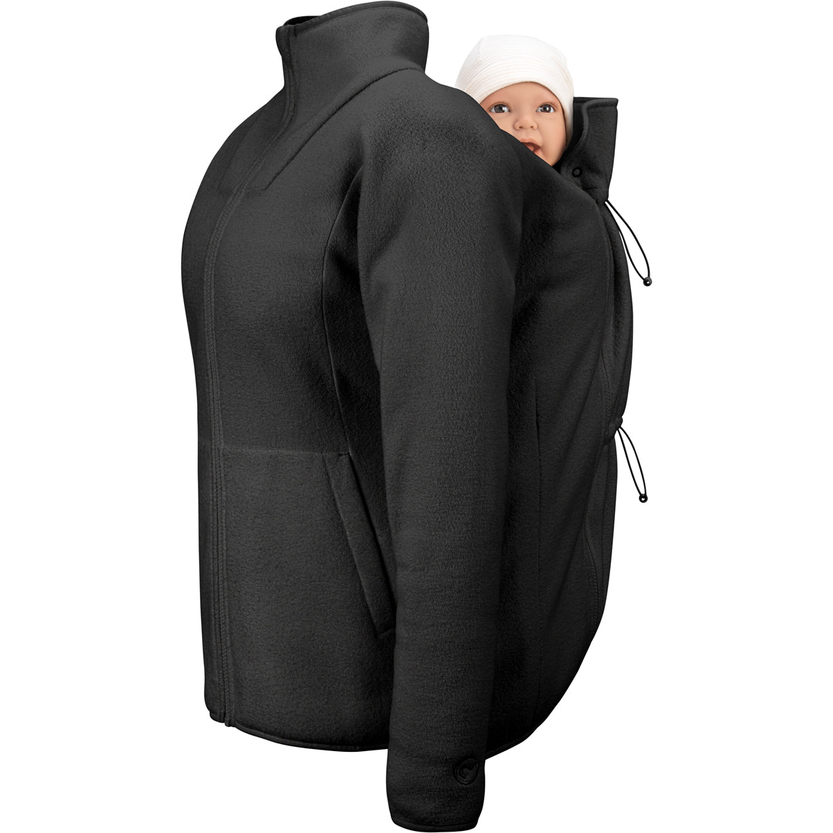 Mamalila Basel Marsupio Portabebè Giacca in Pile – Off White