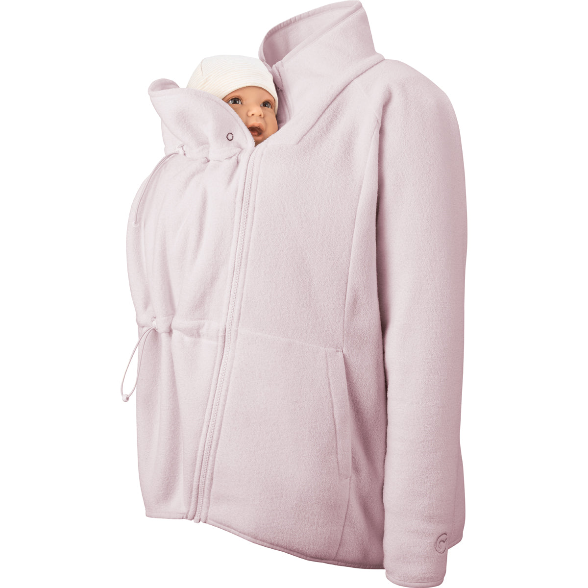 Mamalila Basel Marsupio Portabebè Giacca in Pile – Off White