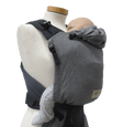 Storchenwiege Talemo Marsupio Portabebè Half-Buckle - Leo Black White
