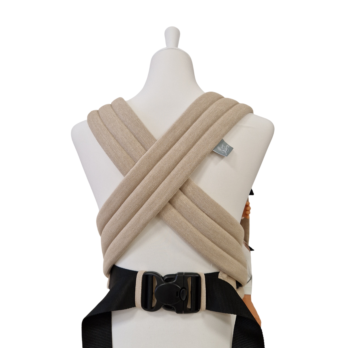 Storchenwiege Talemo Marsupio portabebè Half-Buckle - Natural