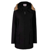 Wombat & Co. London - Bandicoot Baby Carrier Coat for Men - Black with fur hood and pockets | Babymaxi