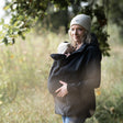Giacca Portabebè Mamalila Softshell, vestibilità Allrounder - Nero