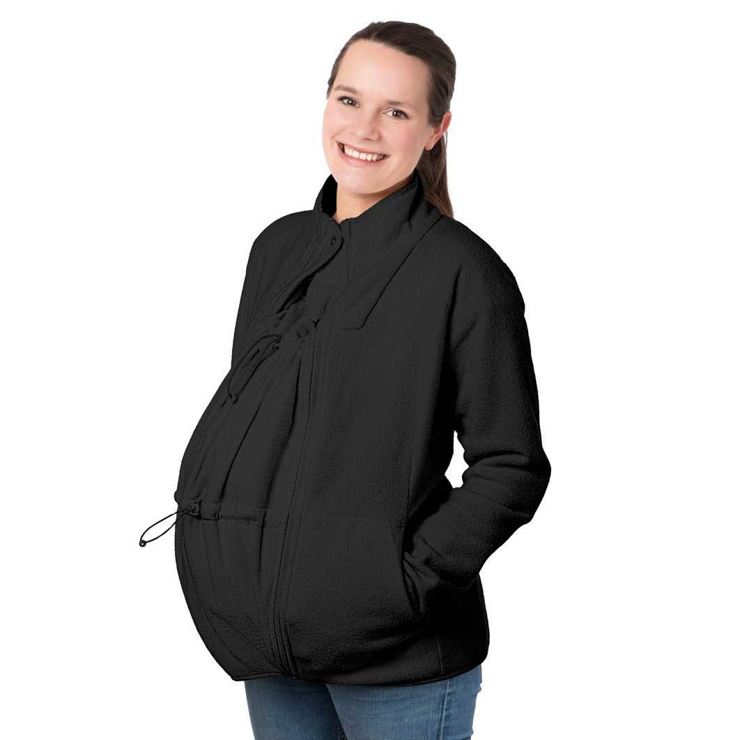 Mamalila Basel Marsupio Portabebè Giacca in Pile – Off White