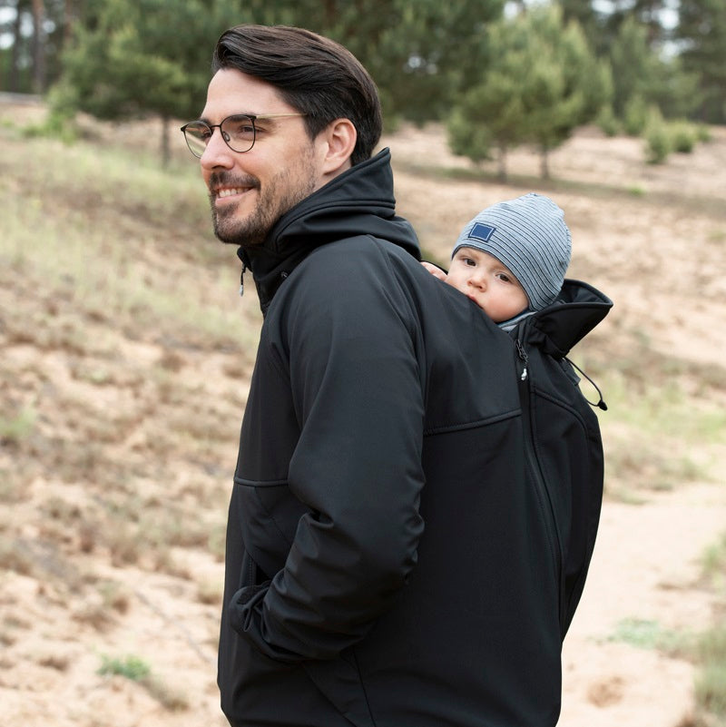 Mamalila Giacca Softshell Allrounder da uomo - Black