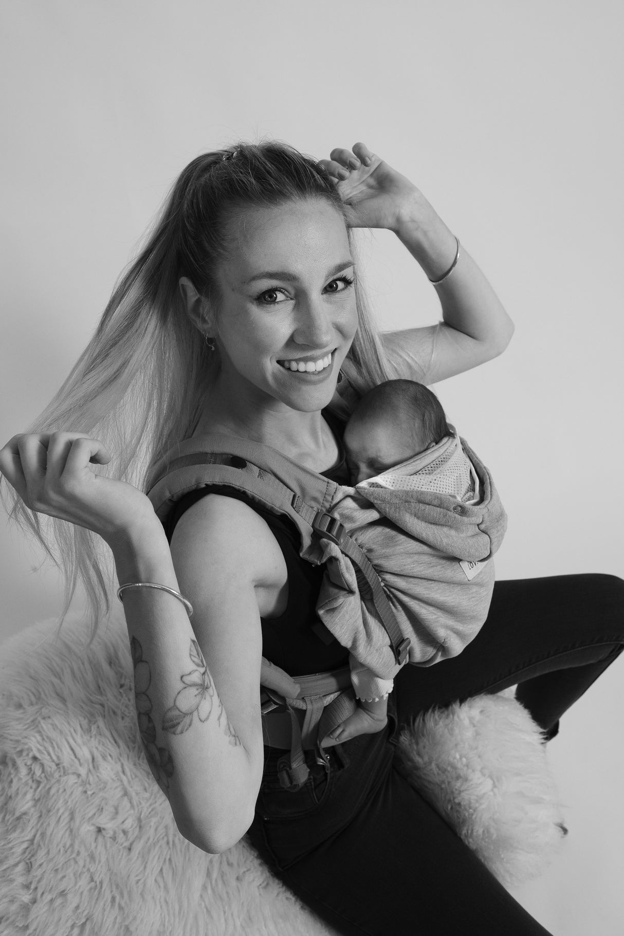 Love Radius Felpa Porta Bebè 2 - Grigio Atletica